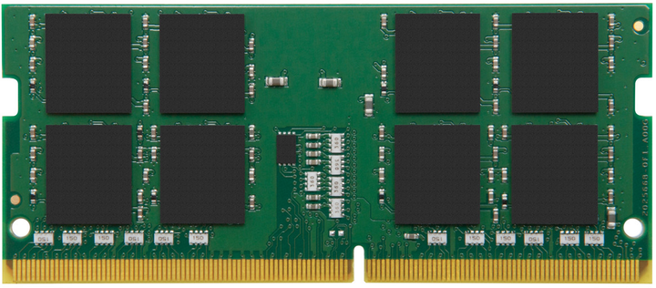 Pamięć Kingston SODIMM DDR4-3200 8192MB PC4-25600 1Rx8 Branded Green (KCP432SS8/8) - obraz 1