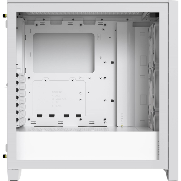 Obudowa Corsair iCUE 4000D RGB AirFlow Tempered Glass White (CC-9011241-WW) - obraz 3