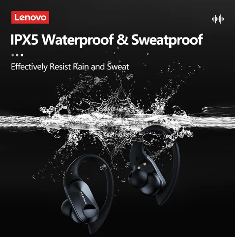 Беспроводные наушники Lenovo LP75 ThinkPlus Bluetooth 5.3 для iPhone/Android (Black) - Фото 3 Беспроводные наушники Lenovo LP75 ThinkPlus Bluetooth 5.3 для iPhone/Android (Black) - изображение 3