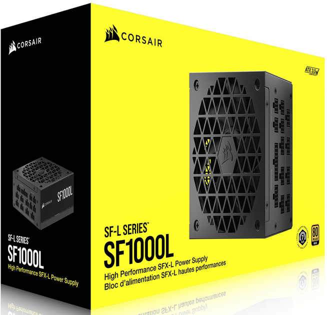 Zasilacz Corsair SF1000L PCIE5 1000W (CP-9020246-EU) - obraz 10