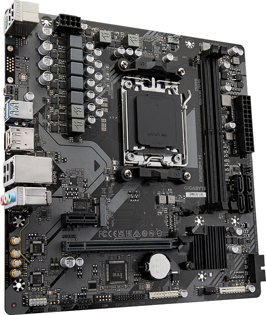 Płyta główna Gigabyte A620M H (sAM5, AMD A620, PCI-Ex16) - obraz 2