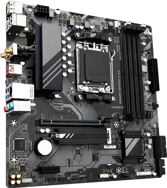 Материнська плата Gigabyte A620M GAMING X AX (sAM5, AMD A620, PCI-Ex16) (4719331854911) - зображення 2