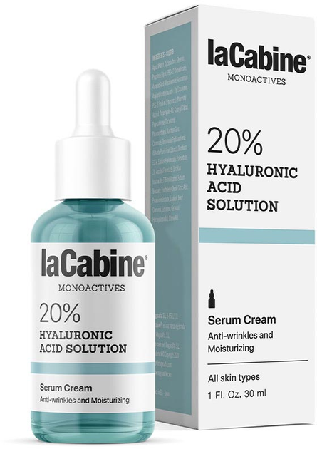 Крем для обличчя La Cabine Monoactives 20 Hyalur Serum Cream 30 мл (8436550777147) - зображення 1