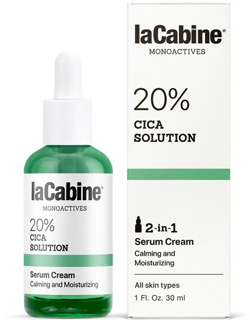 Krem do twarzy La Cabine Monoactives 20 Cica Serum Cream 30 ml (8436550777734) - obraz 1