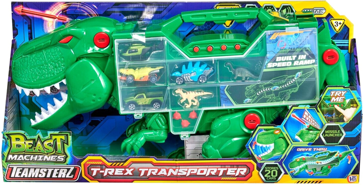 Zestaw do zabawy Teamsterz Beast Machine T Rex Transporter Fra Teamsterz (5050841755916) - obraz 1
