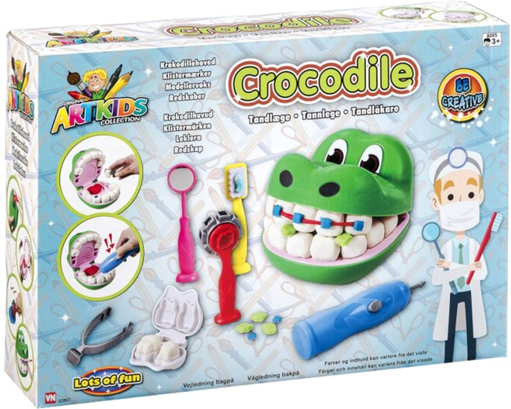 Zestaw stomatologiczny VN Toys ArtKids Crocodile Dentist (5701719328571) - obraz 1