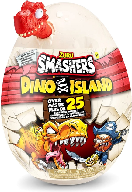 Jajko-niespodzianka Zuru Smashers Dino Island Epic Egg (4894680021228) - obraz 1