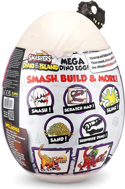 Jajko-niespodzianka Zuru Smashers Dino Island Epic Egg (4894680021228) - obraz 2