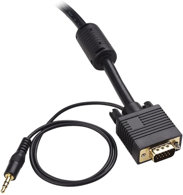 Кабель Cisco VGA - DVI + 3.5 mm audio 6 м Black (CAB-VGA-DVI-AUD) - зображення 2