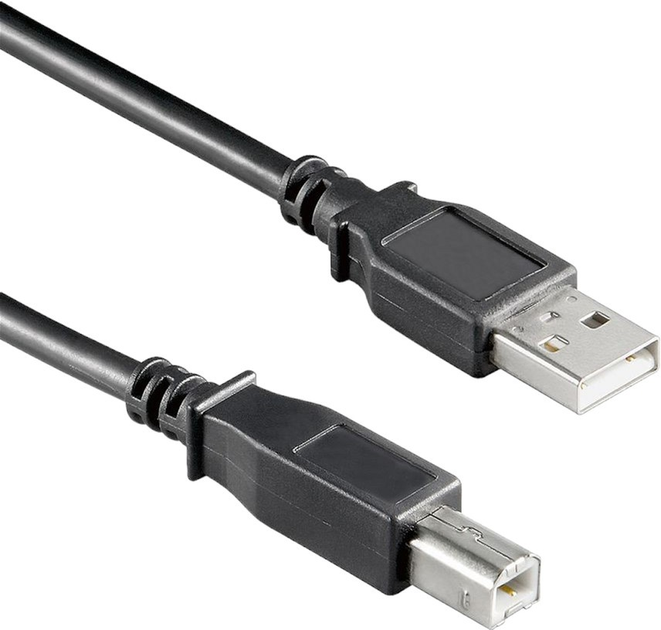 Kabel Goobay USB Type-A - USB Type-B 3 m Black (4040849935978) - obraz 1