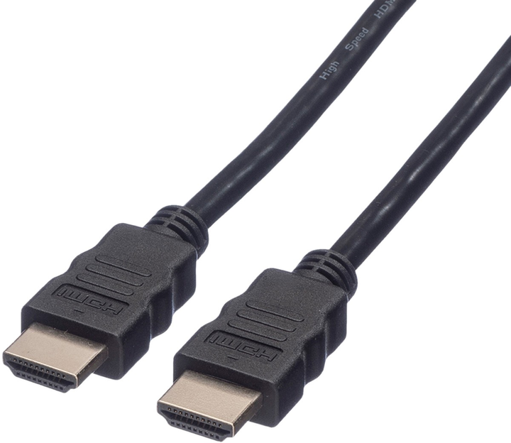 Kabel Value HDMI Ultra HD + Ethernet 2 m Black (11.99.5681) - obraz 1