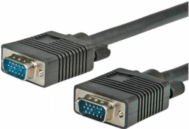 Kabel Value VGA - VGA 3 m Black (7611990157570) - obraz 1