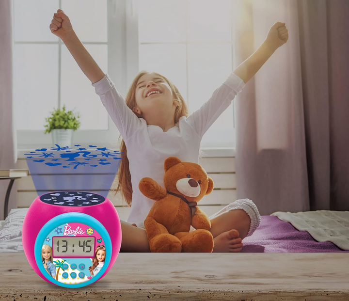 Нічник-проектор Lexibook Barbie Будильник з таймером (3380743083865) - зображення 3
