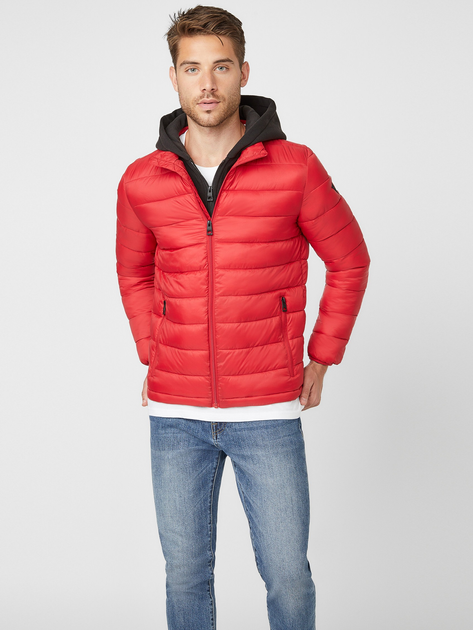 Демісезонна куртка чоловіча Guess X0RL11WDRR0 S Червона (7618483369069) - зображення 1