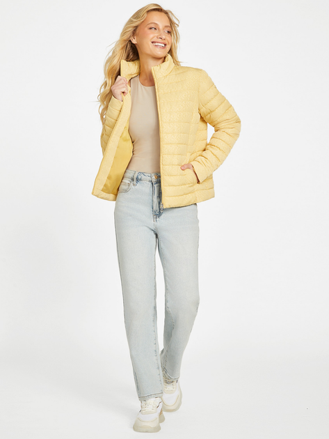 Демісезонна куртка жіноча Guess Q3OL08WEZT2-A210 S Жовта (7621701328748) - зображення 2