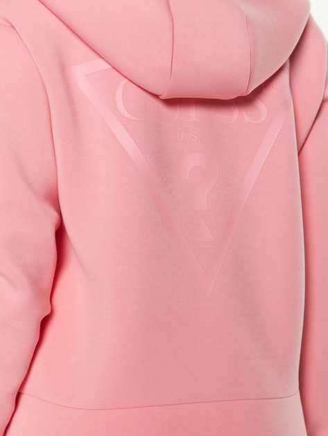Спортивна кофта жіноча Guess V3RQ11K7UW2 XXS Коралова (7621701502155) - зображення 4