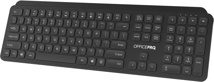 Клавіатура бездротова OfficePro SK680 Wireless Black - зображення 3