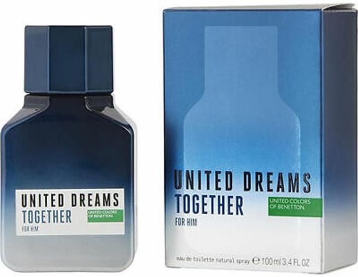 Woda toaletowa United Colors of Benetton United Dreams Together For Him EDT M 100 ml (8433982016479) - obraz 2