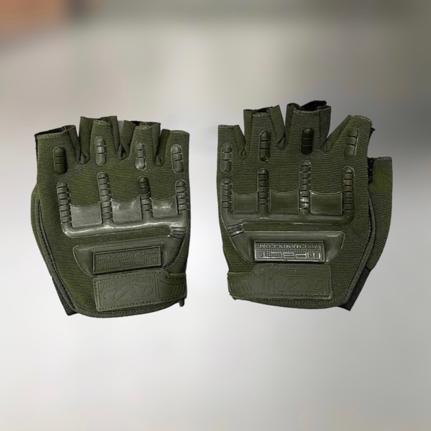 Перчатки тактические Беспальцевые Yakeda, цвет Олива, размер XL - изображение 1