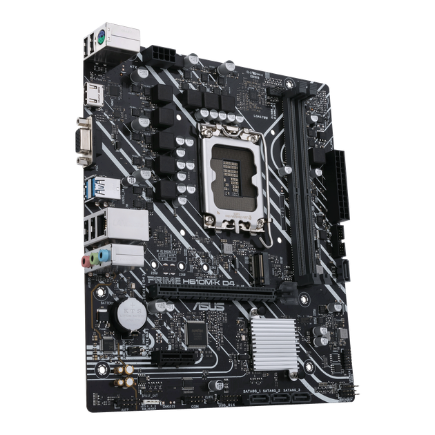 Материнська плата ASUS PRIME H610M-K D4 - зображення 2
