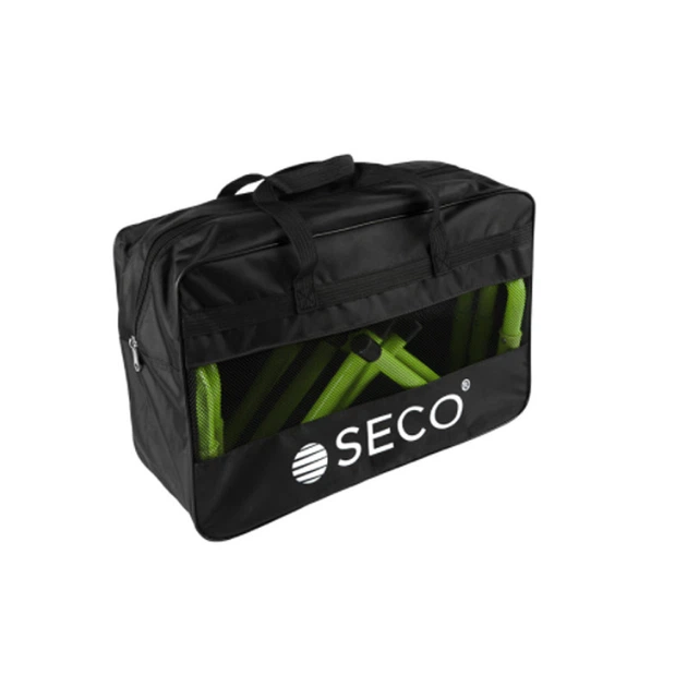 Набор тренировочных барьеров для бега SECO 15-33 см 5 шт неоновый - изображение 9