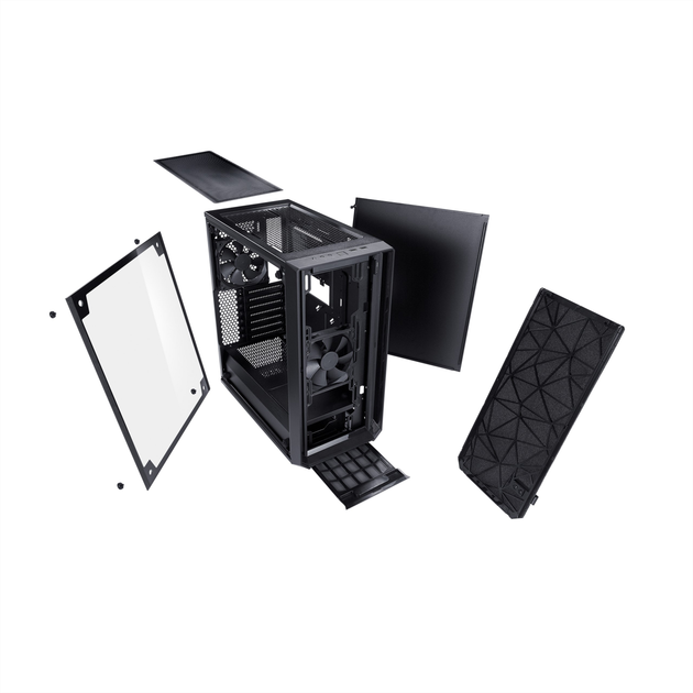Obudowa Fractal Design Meshify C - TG Black (FD-CA-MESH-C-BKO-TGL) - obraz 18
