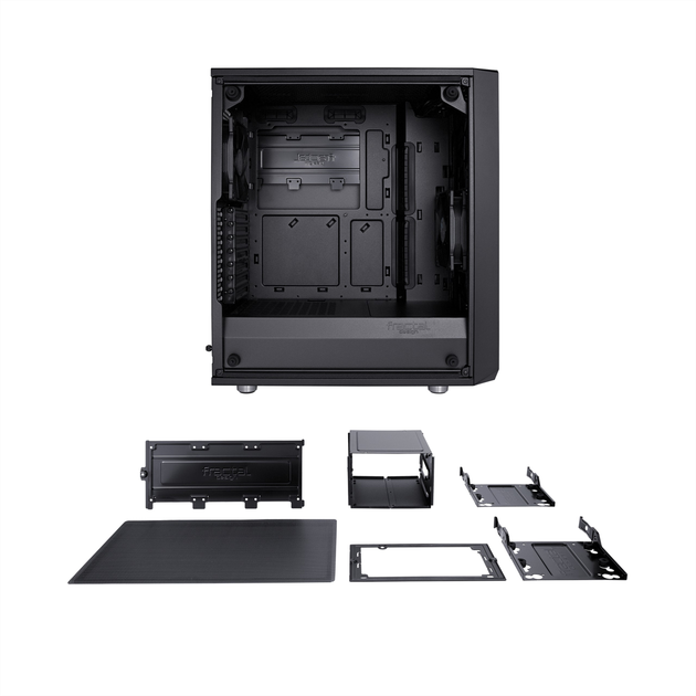 Obudowa Fractal Design Meshify C - TG Black (FD-CA-MESH-C-BKO-TGL) - obraz 19