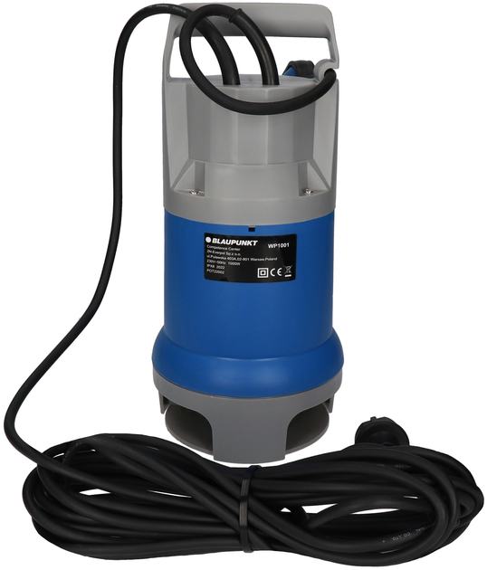 Pompa do wody brudnej Blaupunkt WP1001 16000 l/h 7 m (5901750505706) - obraz 2