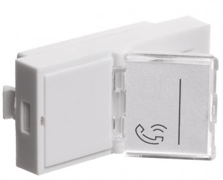 Adapter Netrack NBOX 1M 1 x keystone  Biały (5908268773672) - obraz 3