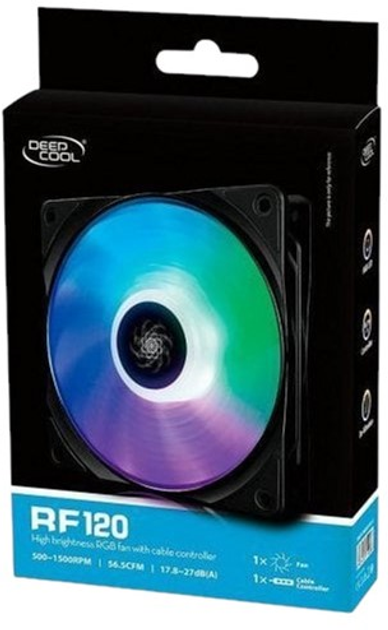 Chłodzenie DeepCool RF120 (DP-FRGB-RF120-1C) - obraz 6