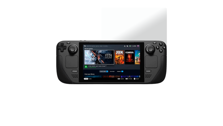 Набор Консоль Valve Steam Deck OLED 1TB Black + Защитное Стекло