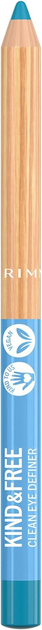 Олівець для очей Rimmel London Kind & Free Clean Eye Definer 006 Anime Blue голубий 1.1 г (3616303996031) - зображення 1