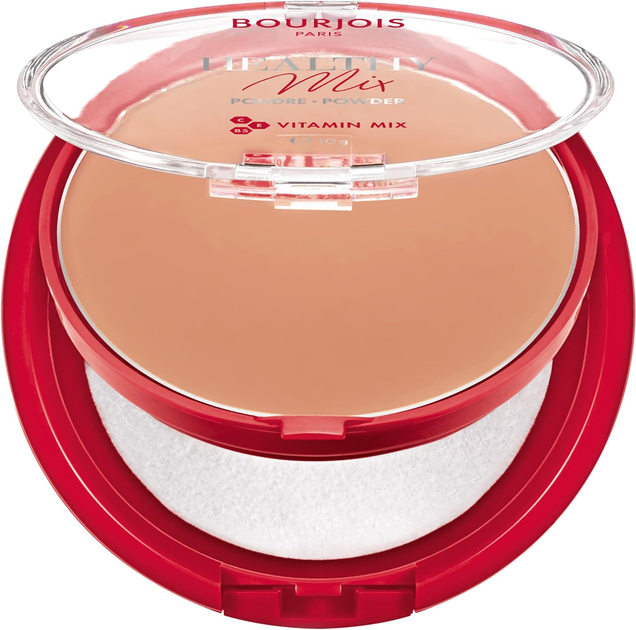 Puder do twarzy Bourjois Healthy Mix Clean & Vegan 06 Miel Honey prasowany 10 g (3616303915155) - obraz 1