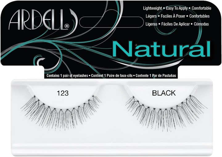 Sztuczne rzęsy Ardell Natural 123 Demi Black 4 pary (74764623102) - obraz 1