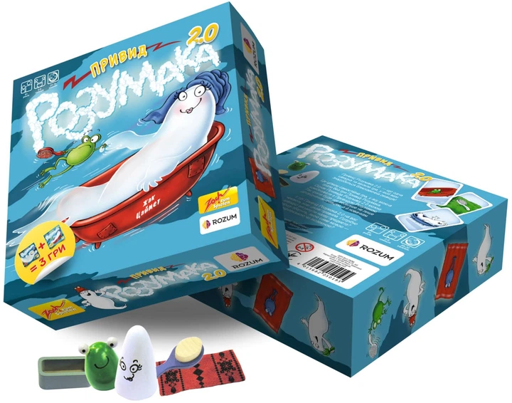 Настольная игра Rozum Призрак Розумака 2.0 (4820271460022) - Фото 2 Настольная игра Rozum Призрак Розумака 2.0 (4820271460022) - изображение 2