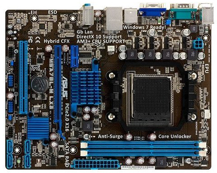 Płyta główna Asus M5A78L-M LX3 (sAM3+, AMD 760G, PCI-Ex16) - obraz 1