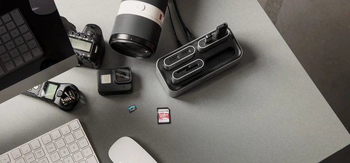 USB-док-станція Kingston Workflow Station з USB Type-A/C хабом (WFS-U) - зображення 5