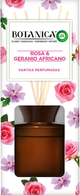 Ароматичний дифузор Air Wick Botanica Rosa y Geranio 80 мл (8410104895839) - зображення 1