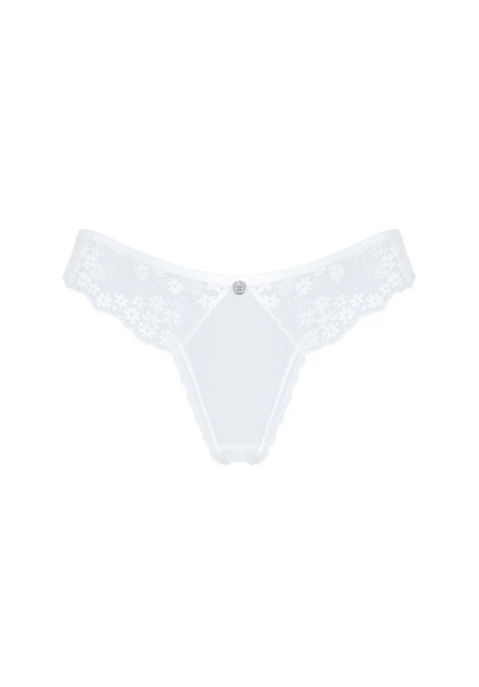 Трусики білі Obsessive, Heavenlly panties XS/S - зображення 5