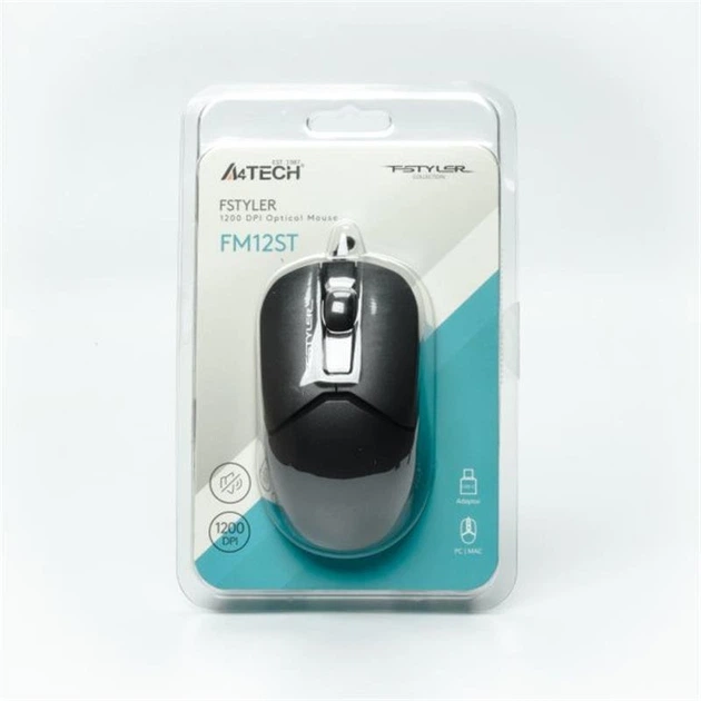 Миша A4Tech Fstyler FM12ST Black - Фото 9 Миша A4Tech Fstyler FM12ST Black - зображення 9