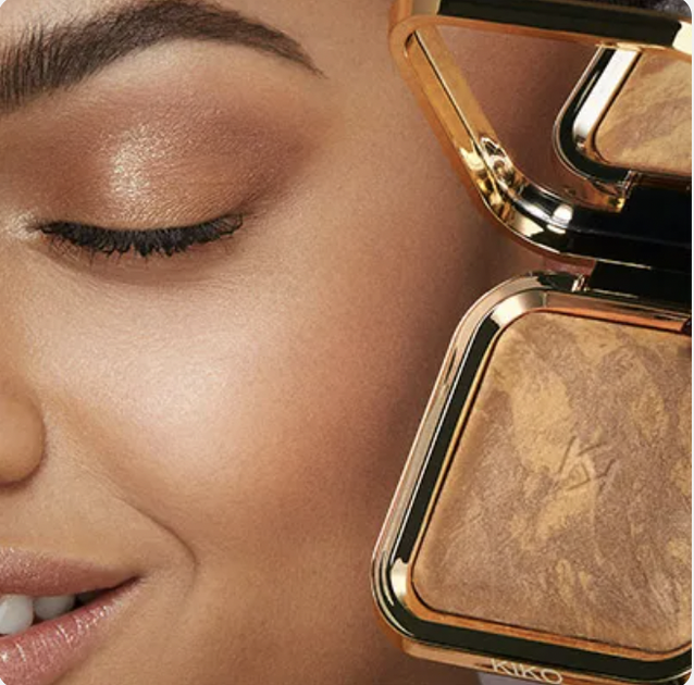 Запечений бронзер із шовковистою текстурою Kiko Milano Silky Glow