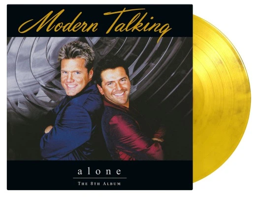 Виниловая пластинка Modern Talking – Alone - The 8th Album (Limited Edition) Numbered, Yellow & Black Marbled Vinyl - изображение 2