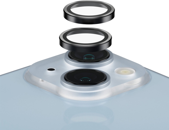 Szkło hartowane PanzerGlass Camera Lens Protector do Apple iPhone 14 / 14 Plus Black (5711724011405) - obraz 2