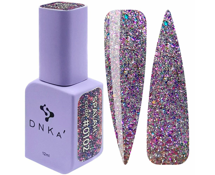 Гель-лак DNKa Color Spalah 0102 темно-серый с шимером 12 мл - Фото 1 Гель-лак DNKa Color Spalah 0102 темно-серый с шимером 12 мл - изображение 1