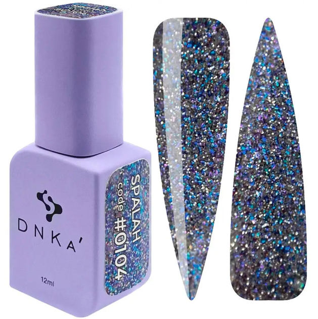 Гель-лак DNKa Color Spalah 0104 синий с шиммером 12 мл - Фото 1 Гель-лак DNKa Color Spalah 0104 синий с шиммером 12 мл - изображение 1