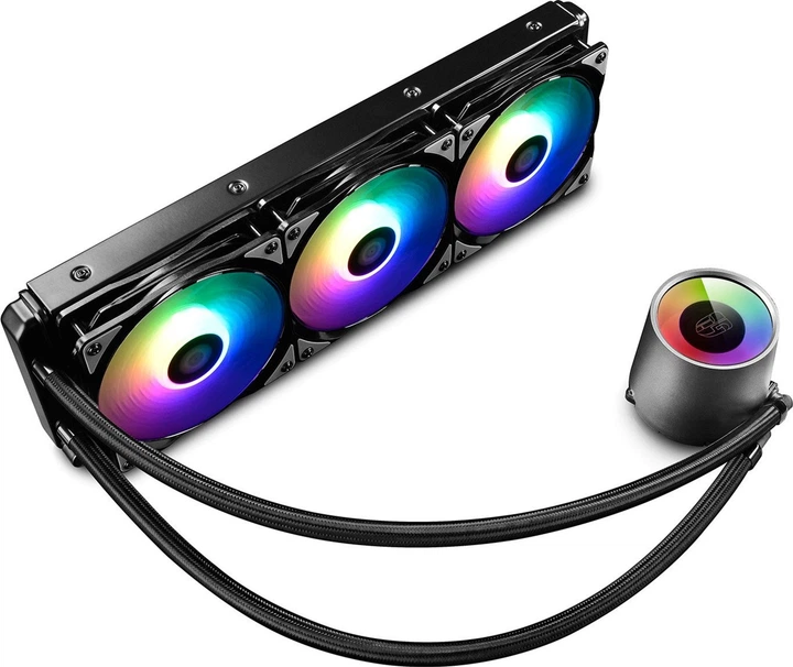 Система жидкостного охлаждения DeepCool Castle 360 RGB V2 (DP-GS-H12AR-CSL360V2) - Фото 3 Система жидкостного охлаждения DeepCool Castle 360 RGB V2 (DP-GS-H12AR-CSL360V2) - изображение 3