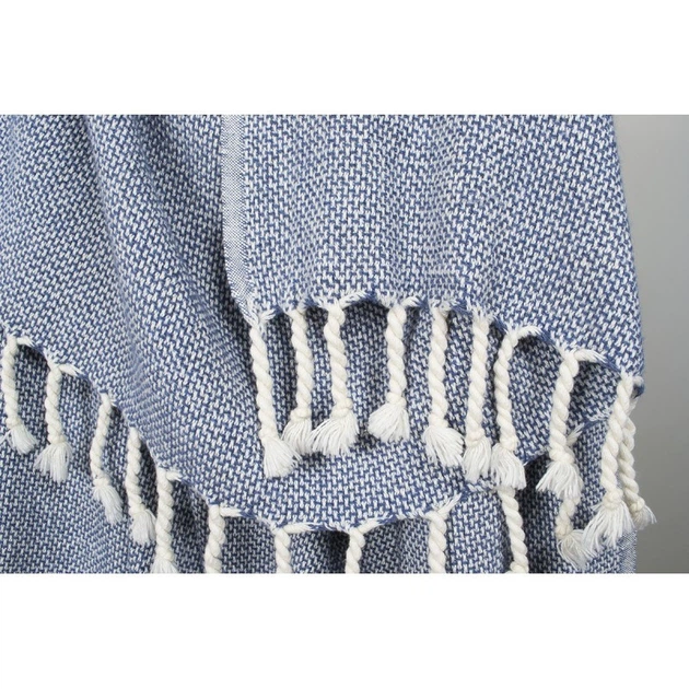 Плед-накидка Barine - Wool Basket indigo синій 120*175 - зображення 5