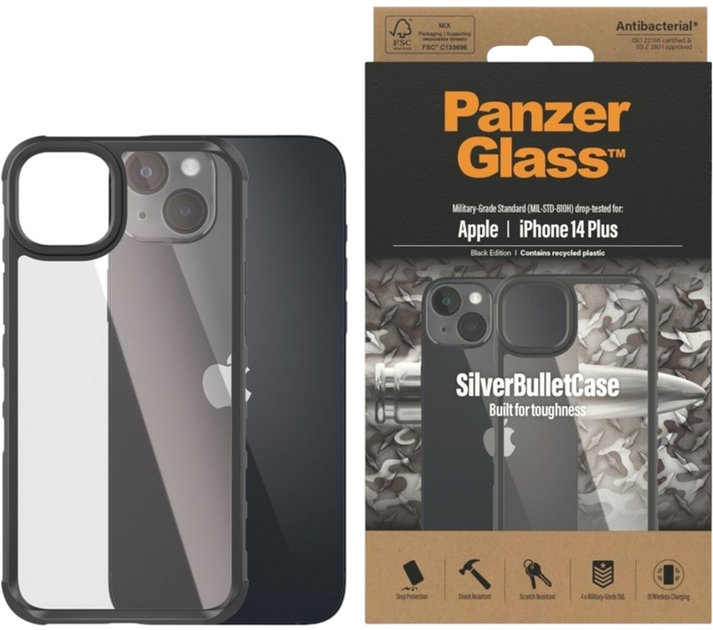 Etui PanzerGlass SilverBullet Case do Apple iPhone 14 Plus (5711724004230) - obraz 1