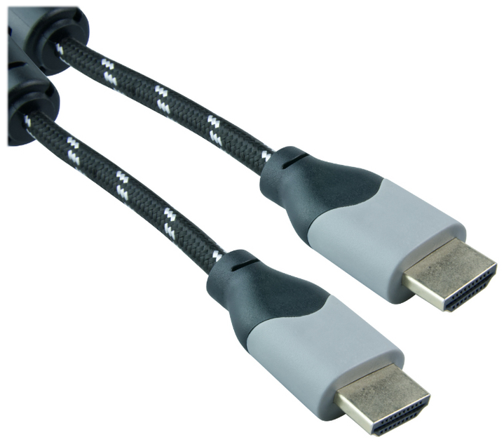 Кабель DPM HDMI to HDMI 4K v. 2.0 3 м чёрно-белый (BMHD4K30 ...
