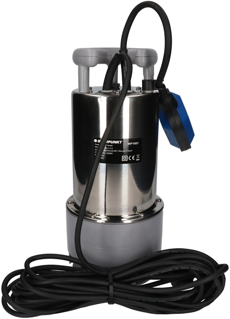Дренажный насос для грязной воды Blaupunkt WP1601 20000 л/ч 8 м ...